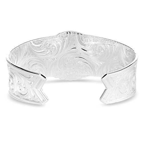 Montana Silversmiths Western Lifestyle Turquoise Cuff Bracelet (Spirit of the Thunderbird),(BC5234)2