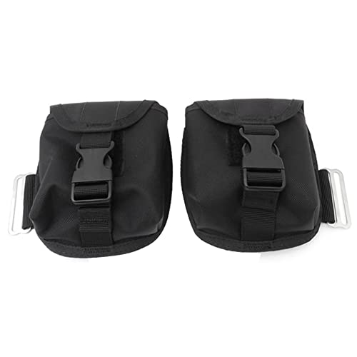 Qeunrtiy Bolsa de Bolsillo para Contrapeso de Buceo con Hebillas de LiberacióN RáPida Bolsa de Pesas para Buceo