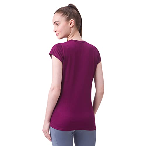 Image of berge' Ladies Polyester Dry Fit Western Shirts & Tshirts for Women, Quick Drying & Breathable Fabric, Gym Wear Tees & Workout Tops
