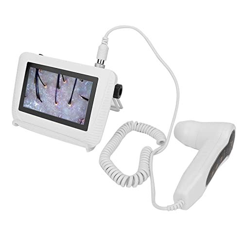 Analyseur de Cheveux de Diagnostic de Peau, éboulis LCD de 5 Pouces, Détecteur de Peau Numérique, Testeur D'humidité, Analyseur de Peau de Cheveux, Type de Charge(EU)