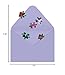 Galison Christmas Square – Charming Christmas Town Greeting and Jigsaw Puzzle Card by Joy Laforme Includes Color Coordinated Envelope and Sticker Seal