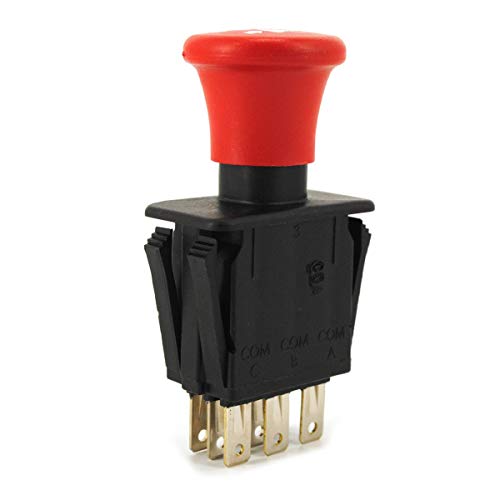 Grasshopper Mower Push/Pull Pto Switch, Engages Pto Shaft Clutch And Clutch Assembly On Frontmount Mowers, Genuine Replacement Part, Oem 183925 #TOP2