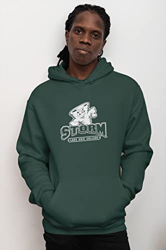 CreateMyTee | Lake Erie College Storm Hooded Sweatshirt3