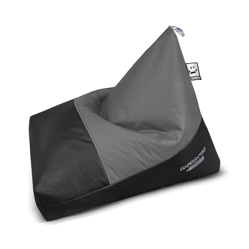 HAPPERS Puff Gamer Pirámide Gris