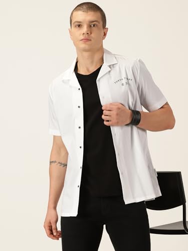 Image of Thomas Scott Mens Striped Regular Fit 100% Cotton Casual Shirt with Button Down and Long Sleeve (TS1057 Green 4XL)