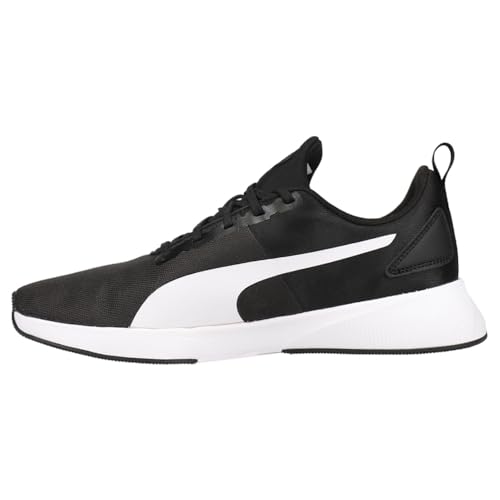 PUMA Puma Unisex Men's Flyer Runner Running Shoe Black White, 12 US
