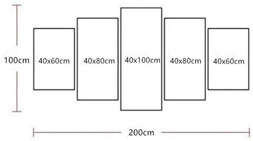 IKDBMUE 5-Teilig auf Leinwand, Star Wars Todesstern Sonnenuntergang Bilder fertig gerahmt mit Keilrahmen, Kunstdruck auf Wandbild mit Rahmen
