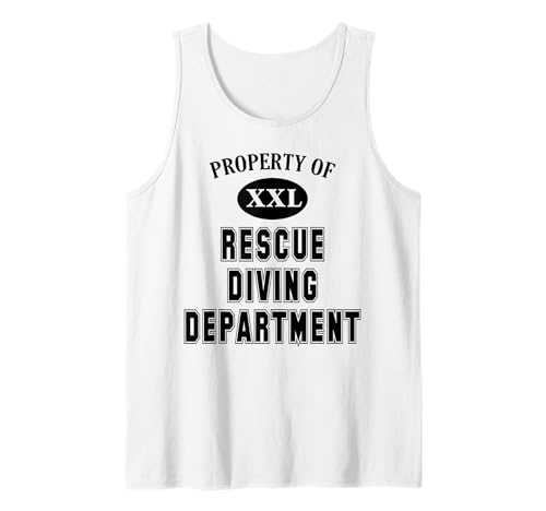 Property of Rescue Diving Department Diver Scuba Dept Tank Top