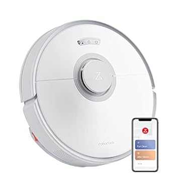 roborock Q7 MAX (Q7M003) Robot aspirador de pó potência 4200 Pa 5200 mAh mapeamento 3D branco (atualização S5 MAX)