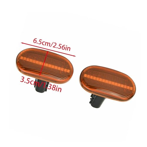 Luces LED intermitentes dinámicas de retrovisor para Suzuki Jimny JB64W JB74 12V 2 unidades 5