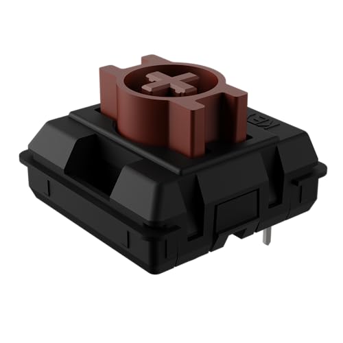 Keychron Milk POM Low-Profile Brown Switches 110pcs – Pre-Lubed Tactile