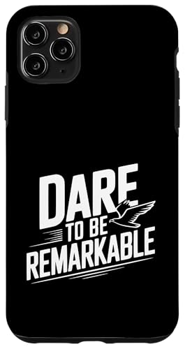 Dare to Be Remarkable �C���X�s���[�V�������p �X�}�z�P�[�X iPhone 11 Pro Max �p
