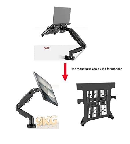 Bras de bureau ergonomique pour ecran et ordinateur portable - 6