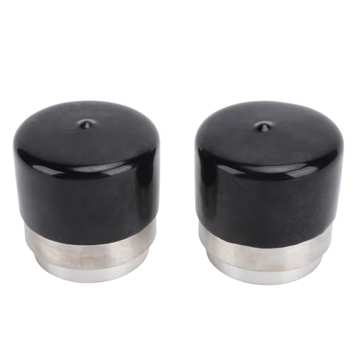Tissting 2pcs Trailer Bearing Buddies, 1.78in/4.5cm Stainless Steel Boat Trailer Wheel Center Dust Cover Bearing Hub Protector with Protective Bras for Trailer Boat