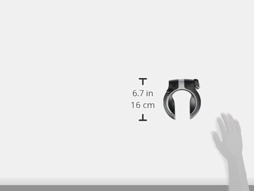 Amazon.com : AXA 2231015000 Victory Frame Lock, Black/Grey