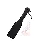 WreGmgg Racchetta Pelle Nera, Accessori Fitness Resistenza, Yoga, Krafttraining, Geschenk Coppia-H13