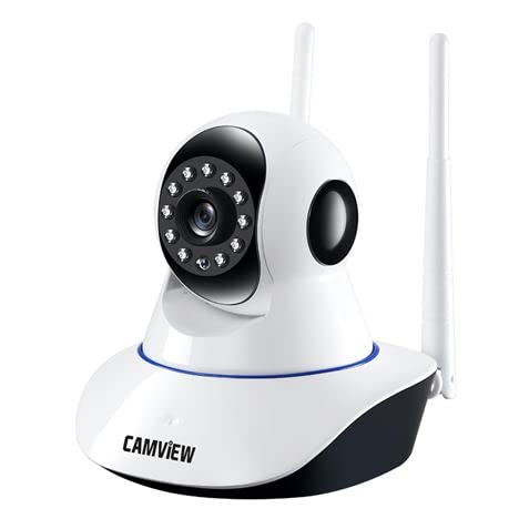 Camview Camara IP Motorizada Inalambrica para Interior 2Mp 1080p - Lente Fija 3.6mm - Microfono y Altavoz Incorporado - Rotacio