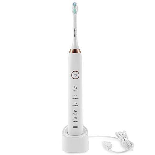 Preisvergleich Produktbild Triplsun-electric toothbrush Automatische elektrische Ultraschall-Zahnbürste mit Fünfgang-Induktionsladung und Reisekoffer