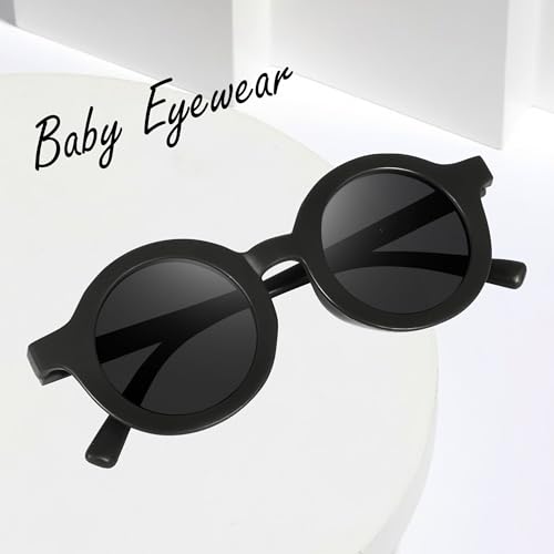 Image of IFLASH Toddler Sunglasses for Girls Boys - Kids Round UV400 Protection Glasses Age 2-8