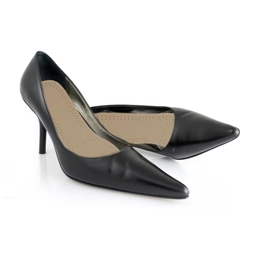 2 pares plantillas cuero transpirables para tacones miniatura 6