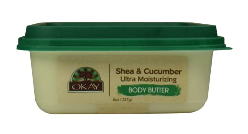 Okay Shea & Cucumber Ultra Moisturizing Body Butter, 8 Ounce #TOP3