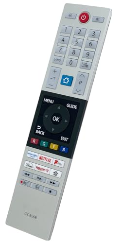 121AV Genuine CT-8568 TV Remote Control Compatible with Toshiba 50UV2363DB 435UV2363DB 55UV2363DB 65UV2363DB Smart 4K Ultra HD Vidaa Freeview LED - Image 3