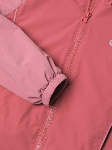 Image of WELAKEN Lightweight Jacket for Girls Kid Teen Waterproof Windbreaker Hooded Rain Coats with Pockets
