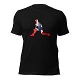 Casper Ruud Tennis Norway Flag Silhouette Cotton Short Sleeve Shirt