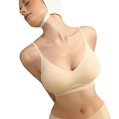 SUJI IN Push Up Bras for Women Bralettes Sexy Wireless Seamless Padded Bra Female Underwear Soft Skin-L