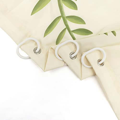 Eobtain Mushroom Shower Curtain Retro Mushrooms Butterfly Floral Boho Moon Stars Botanical Wildflowers Green Plant Aesthetic Bathroom Curtain 69X70Inch Waterproof Fabric Durable Washable With 12 Hooks #TOP6