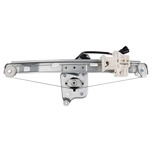 Image of TRQ Rear Left Power Window Regulator & Motor Assembly Drivers Side Compatible with 2008-2012 Chevrolet Malibu 2007-2009 Saturn Aura