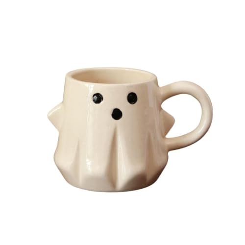 Image of Craftribal Ceramic Ghost Mug - 300 Ml Coffee Mug | Cute Gifts for Girls, Boys, Kids, Friends | Perfect for Tea, Milk, Hot Chocolate & Beverages | Birthday, & Anniversary Gifting Pack of 1