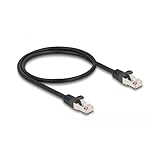 DELOCK ケーブル RJ50オス→RJ50オス S/FTP 1.5フィート ブラック ブランド