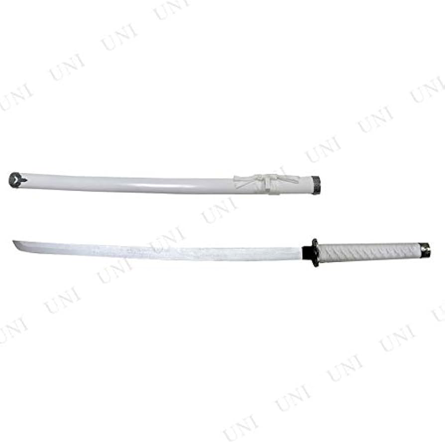 Amazon.co.jp: Uniton 日本刀DX 白 銀装飾100cm 木製 : ホビー