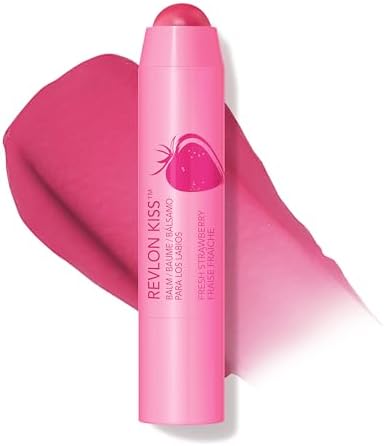 Revlon Kiss Balm with Sunscreen SPF 20, 025 Fresh Strawberry, 0.09 oz