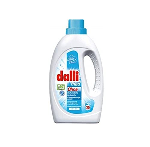 dalli med - Detergente líquido universal (20 W, 1,1 L, para ropa alergica)