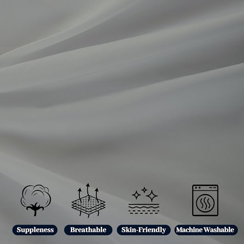 HBHLFZ Full Flat Sheet - Ultra Soft Polyester Top Sheet - Hotel Quality Bed Sheets - Comfortable Wrinkle-Free - Easy to Care for - 1 Full Flat Sheet Only(Full,Gray)