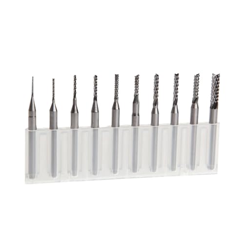 Juego de 10 Brocas para Talla y Grabado 0.8-3.175 mm miniatura 3
