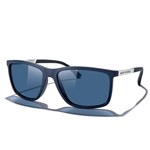 MERRYS Polarized Sunglasses For Men UV400 Protection For Fishing Driving Aluminum Temple S8658