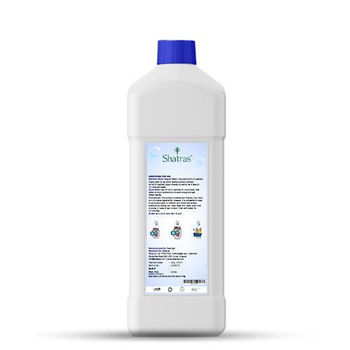 Image of Shatras Bio Cleaning Solutions Natural Laundry Liquid 6 L (5 L + 1 L Free) - Lavender | Caustic-Free, Biodegradable & Eco-Friendly Formula