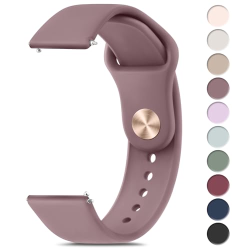 Image of Tobfit Straps for Amazfit Bip /Bip 3 /Bip 3 Pro /Bip /Bip U /Bip U Pro Watch Strap, 20mm Silicone Breathable Replacement Strap for Amazfit GTR 42mm / GTS 2 Mini /2 /2e /3 /4 /4 Mini