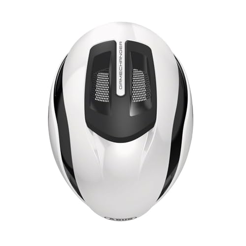 ABUS Gamechanger 2.0 MIPS Bike Helmet - Aerodynamic Road Cycling, Gravel Biking and Cyclocross Helmet - Shiny White, Large