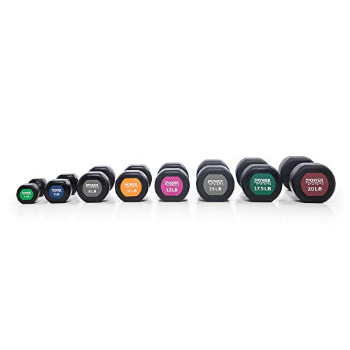 Power Systems Urethane Dumbbells - Durable And Commercial Grade - Sold In Pairs (3Lb Color) #TOP1