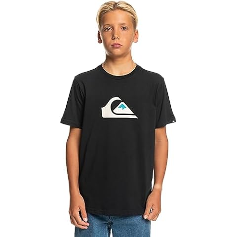 Quiksilver Boys Comp Logo T-Shirt, Black, 14 Years EU Cover