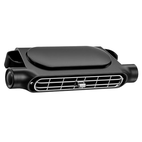 後部座席用ファン - 3000mAh カーシートエアコンファン | 充電式冷却車 | ポータブル後風換気 | 3速調節可能な冷却装置 トラック キャンプ バン RV ロングドライブ用