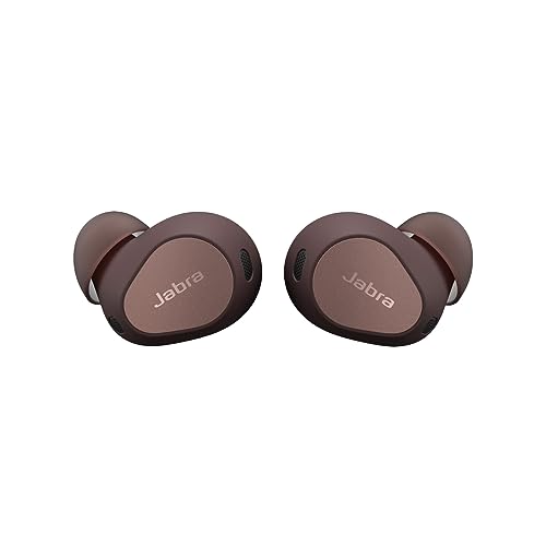 Jabra Elite 10 True Wireless Earbuds Advanced Active Noise Cancelling Earbuds with Next-Level Dolby Atmos Surround Sound All-Day Comfort Multipoint Bluetooth Wireless Charging Cocoa