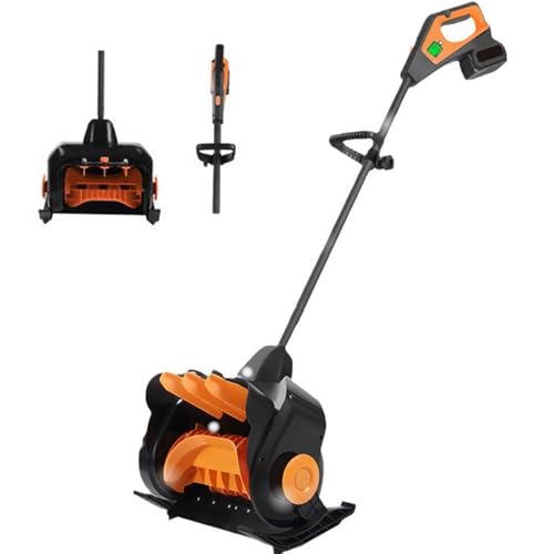 Quitanieves de iones de litio de 21 V, herramienta definitiva para quitar nieve con luz LED indicadora de potencia electrónica, 3580 W de alta potencia, mango ajustable a 180°, máquina quitanieves p Quitanieves de iones de litio de 21 V, herramienta definitiva para quitar nieve con luz LED indicadora de potencia electrónica, 3580 W de alta potencia, mango ajustable a 180°, máquina quitanieves p