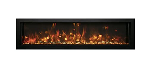 Remii Extra Tall Indoor/Outdoor Built-in Electric Fireplace - 55