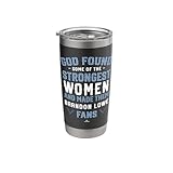 God Found the Strongest Brandon Lowe Fans Funny Baseball Stainless Steel Insulated Tumbler