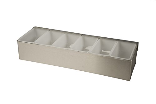 Update International CD-6 S/S Condiment Dispenser 6 Compartment